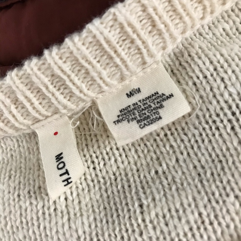 Anthropologie Moth Pullover  Knit Sweater - Picture 4 of 4